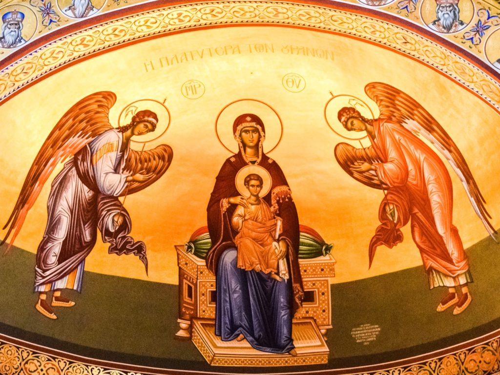 Virgin Mary with Jesus and the Angels
