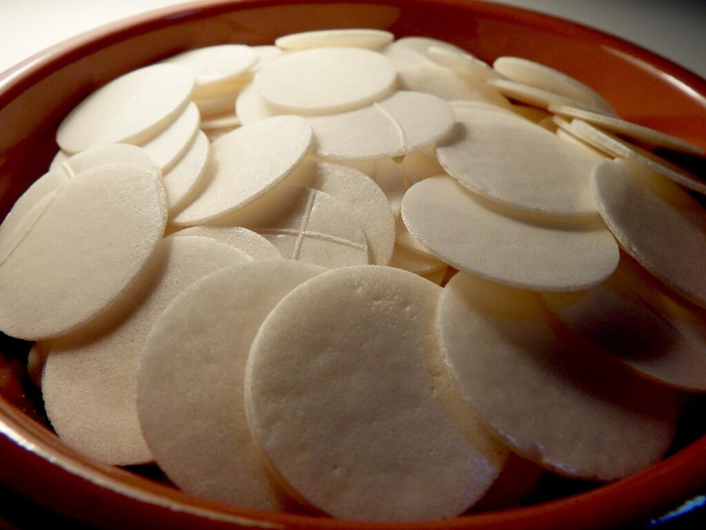 Eucharist Hosts to be Consumed