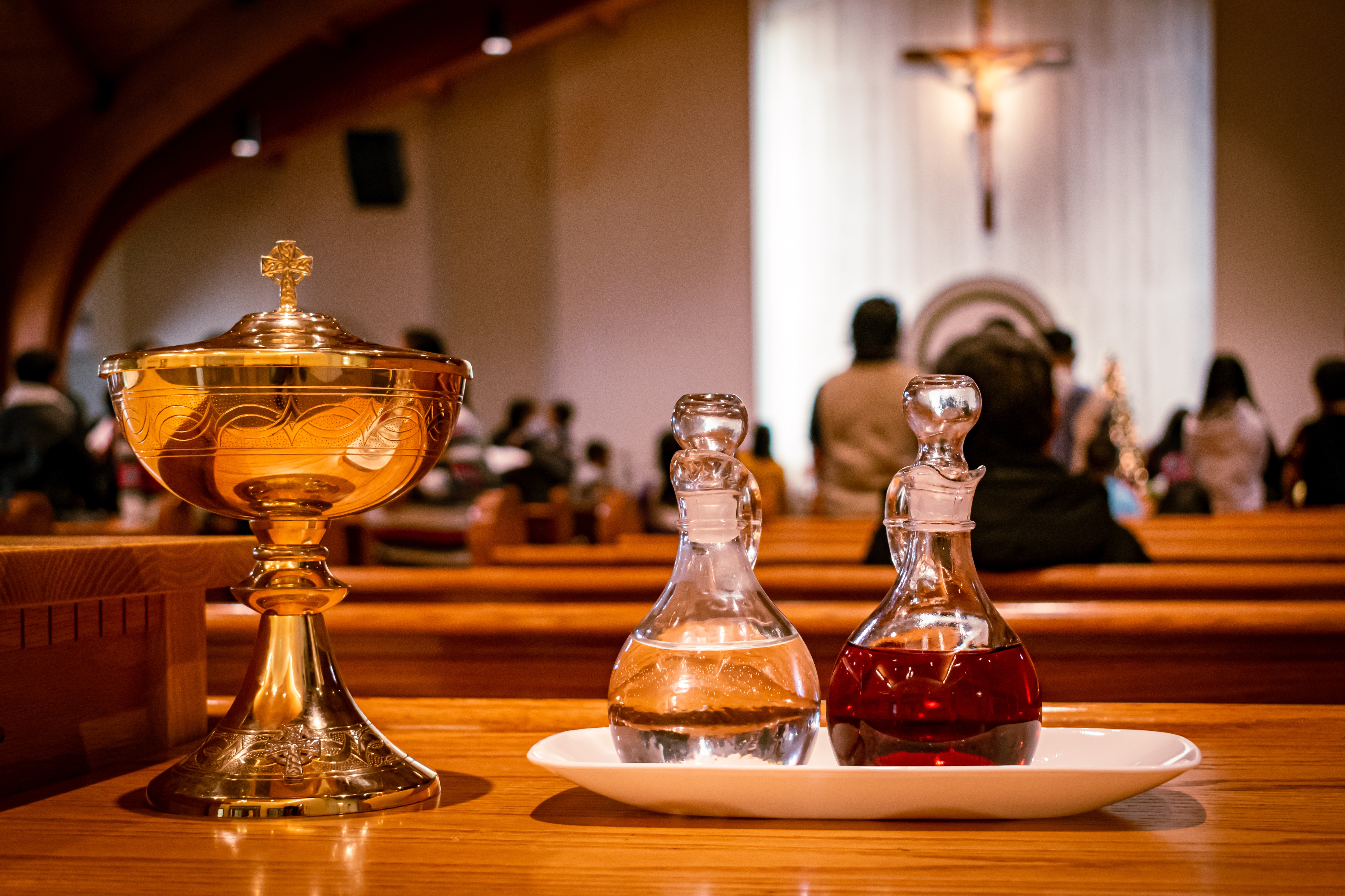 Gifts for consecration at the Mass
