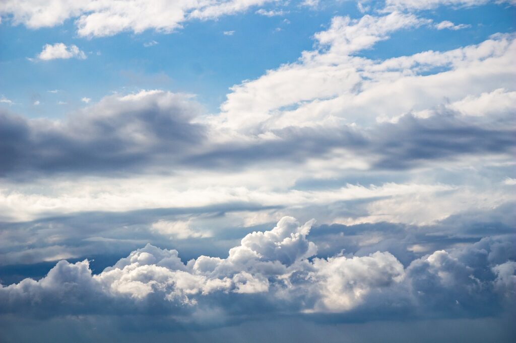 Sky with clouds