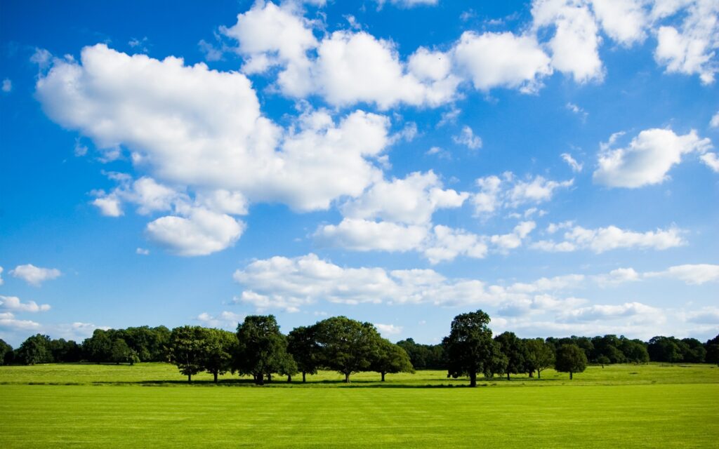 Clouds and light in beautiful nature