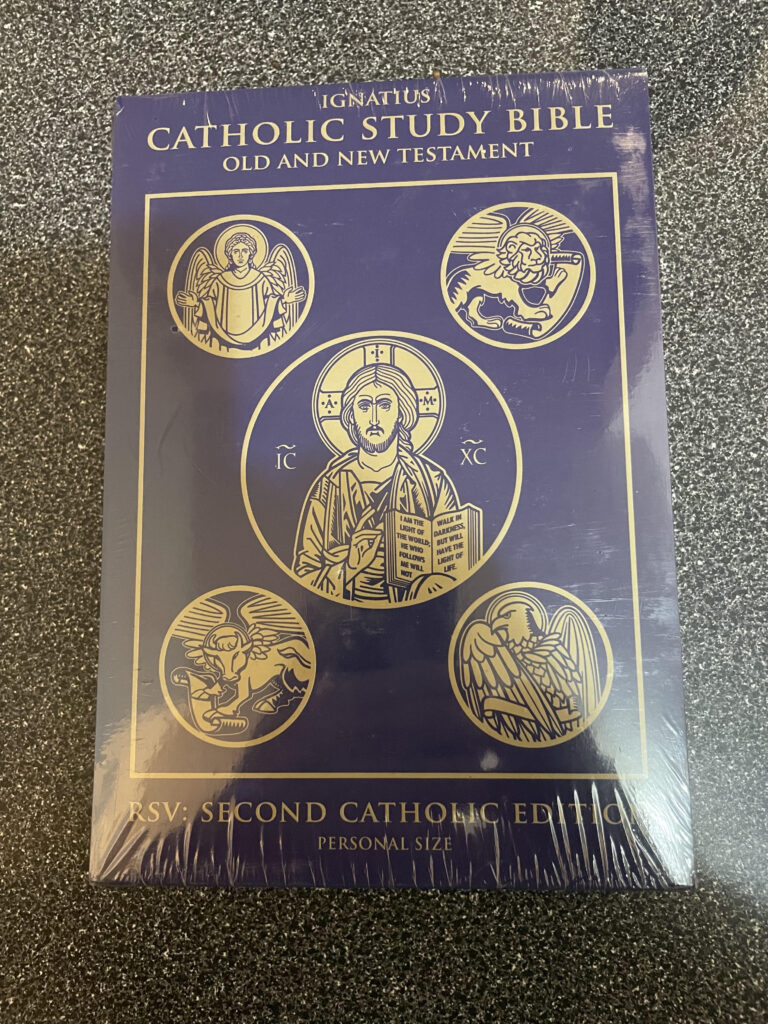 New copy of Ignatius Catholic Study Bible Old and New Testament Personal Size